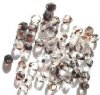50 6mm Faceted Crystal / Brown Tortoise Beads